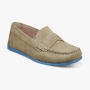 Florsheim Little Boys Jasper Tan Suede Loafer